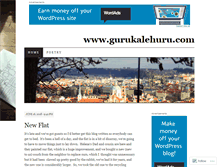 Tablet Screenshot of gurukalehuru.com